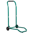 VEVOR Steel Recycling Cart, 220 lbs Load Capacity 22.8 x 15.7 Inch, 4 Wheels Moving Bin Cart, Easy Assembly & Weatherproof, Well-Built Hook-Type for Simple Recycle Bin and Recycle Caddy, Green