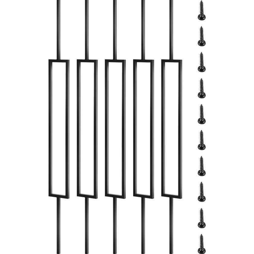 VEVOR Deck Balusters, 10 Pack Metal Deck Spindles, 44