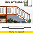 VEVOR Deck Balusters, 10 Pack Metal Deck Spindles, 44