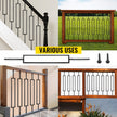 VEVOR Deck Balusters, 10 Pack Metal Deck Spindles, 44