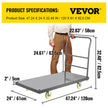 VEVOR Platform Truck, 2000 lbs Capacity Steel Flatbed Cart, 47\