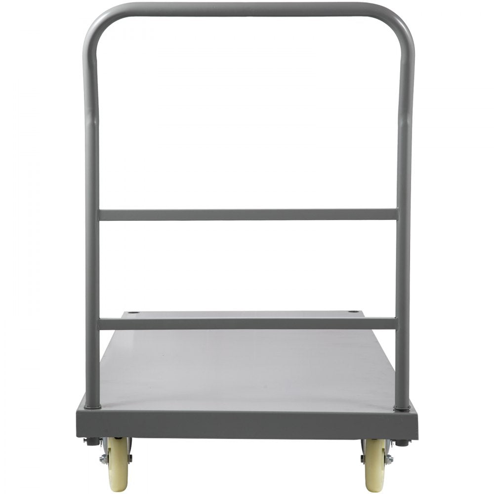 VEVOR Platform Truck, 2000 lbs Capacity Steel Flatbed Cart, 47\