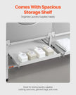 VEVOR Washing Machine Stand Pedestal 48.5x25 Inch 590LB with Double Tray
