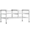 VEVOR Washing Machine Stand Pedestal 48.5x25 Inch 590LB with Double Tray