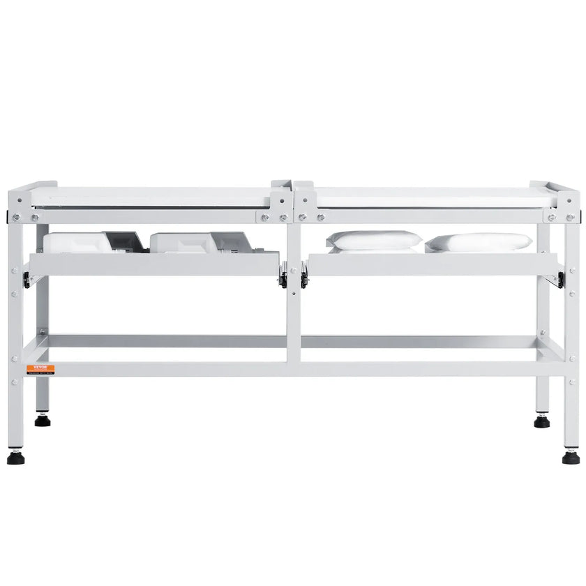 VEVOR Washing Machine Stand Pedestal 48.5x25 Inch 590LB with Double Tray