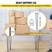 VEVOR Hairpin Table Legs 18 inch, Set of 4 DIY Desk Table Legs 3 Rods Heavy Duty