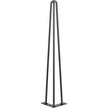 VEVOR Hairpin Table Legs 26 inch, Set of 4 DIY Desk Table Legs 3 Rods Heavy Duty