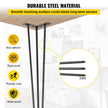 VEVOR Hairpin Table Legs 34 inch, Set of 4 DIY Desk Table Legs 3 Rods Heavy Duty