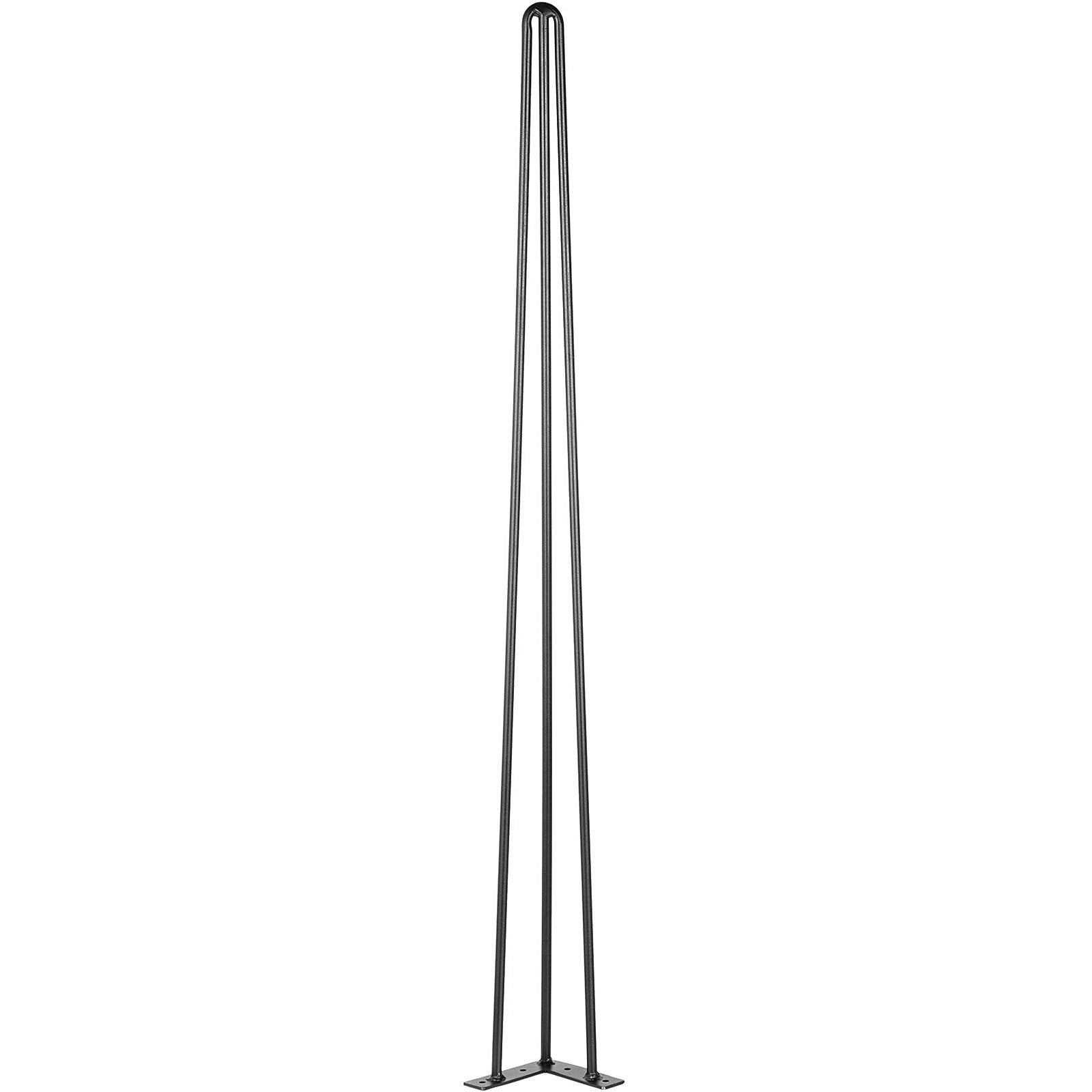 VEVOR Hairpin Table Legs 34 inch, Set of 4 DIY Desk Table Legs 3 Rods Heavy Duty