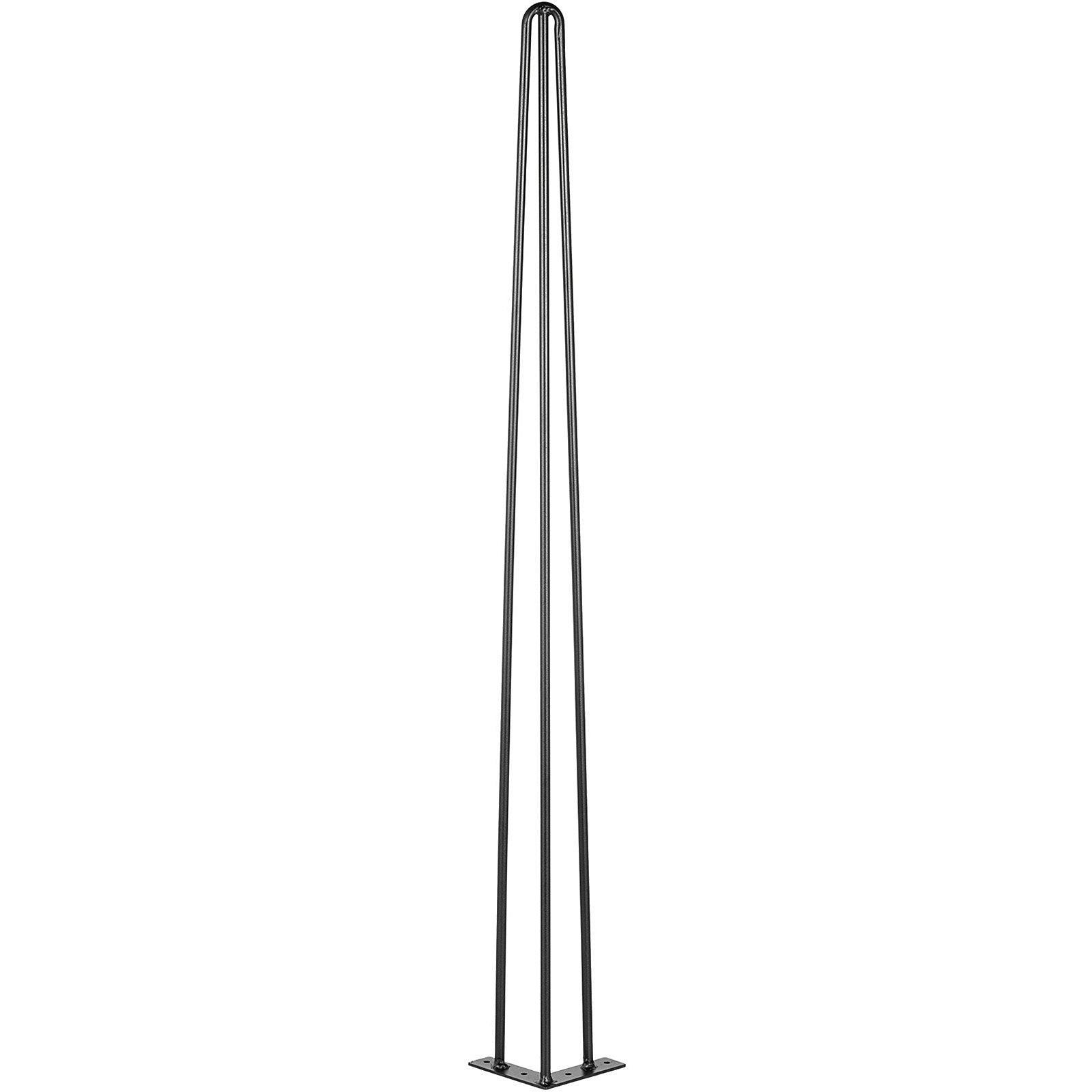 VEVOR Hairpin Table Legs 40 inch, Set of 4 DIY Desk Table Legs 3 Rods Heavy Duty