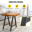 VEVOR Metal Table Legs 28 x 17.7 inch A-Shaped Desk Legs Set of 2 Heavy Duty Bench Legs Rustic Metal Furniture Legs Wrought Iron Coffee Table Legs Home DIY for Dining Table w/ Floor Protectors Black
