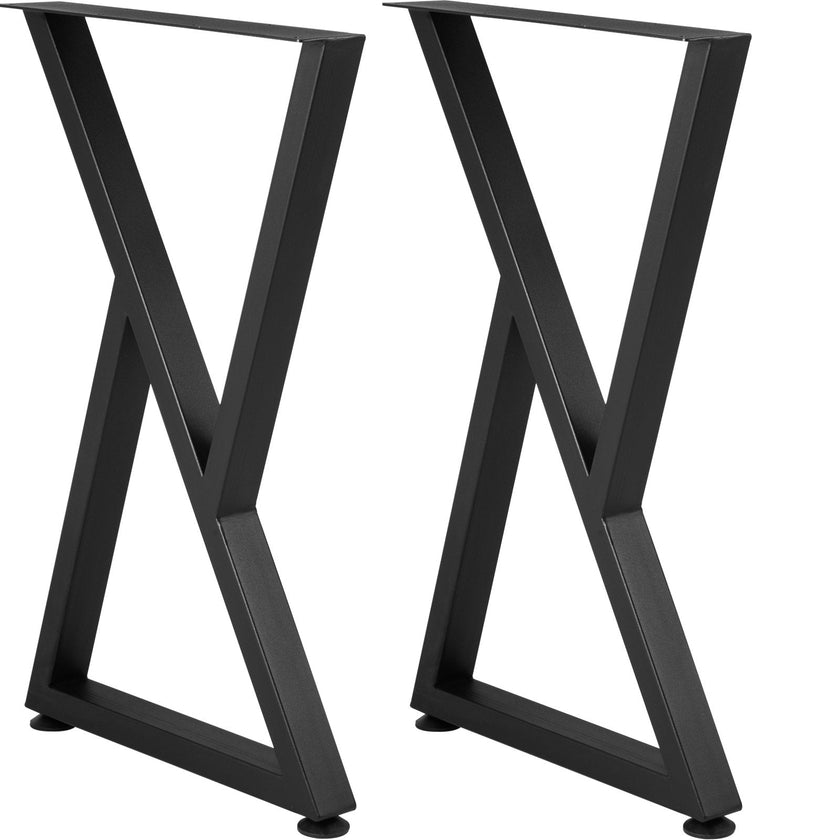 VEVOR Z Shape Metal Table Legs Dining Table Legs 28