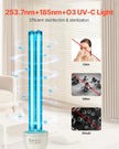 VEVOR UV Light Bulb 2 Pack 25W Replacement Ultraviolet UVC Lamp with Ozone UVO