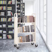VEVOR Book Cart, 330 lbs Library Cart, 31.1