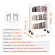 VEVOR Book Cart, 330 lbs Library Cart, 31.1
