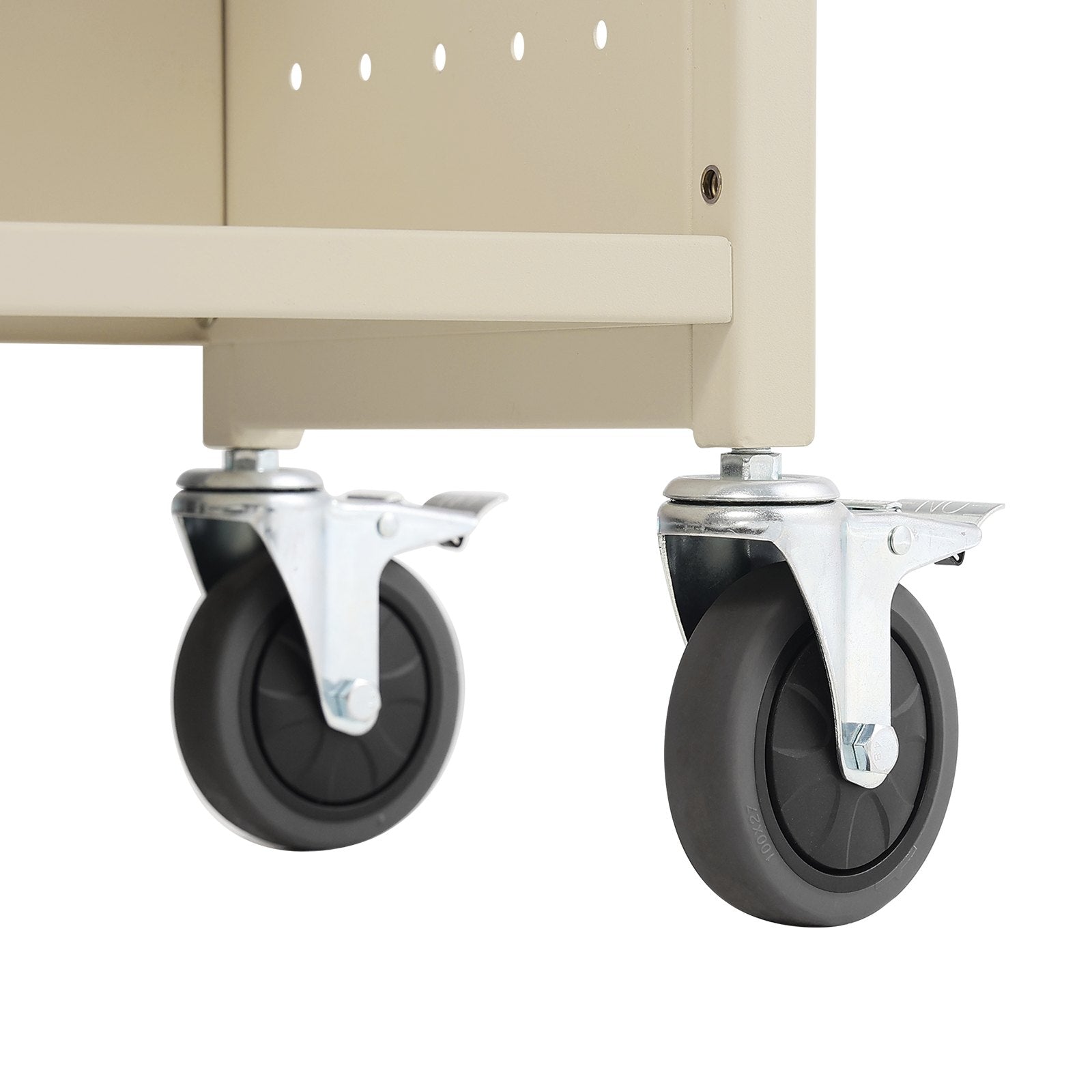 VEVOR Book Cart, 330 lbs Library Cart, 31.1
