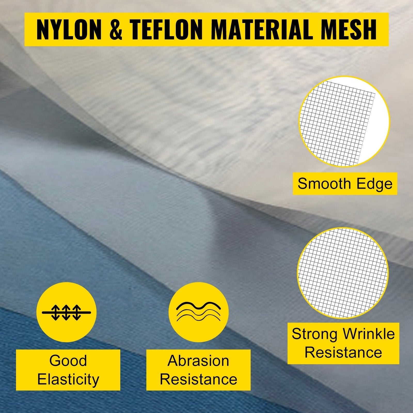 VEVOR Screen Printing Frame 6 Pieces Aluminum 10x14 Inch Silk Screen Printing Frame with White 156 Count Mesh Screen Print Screen Frame
