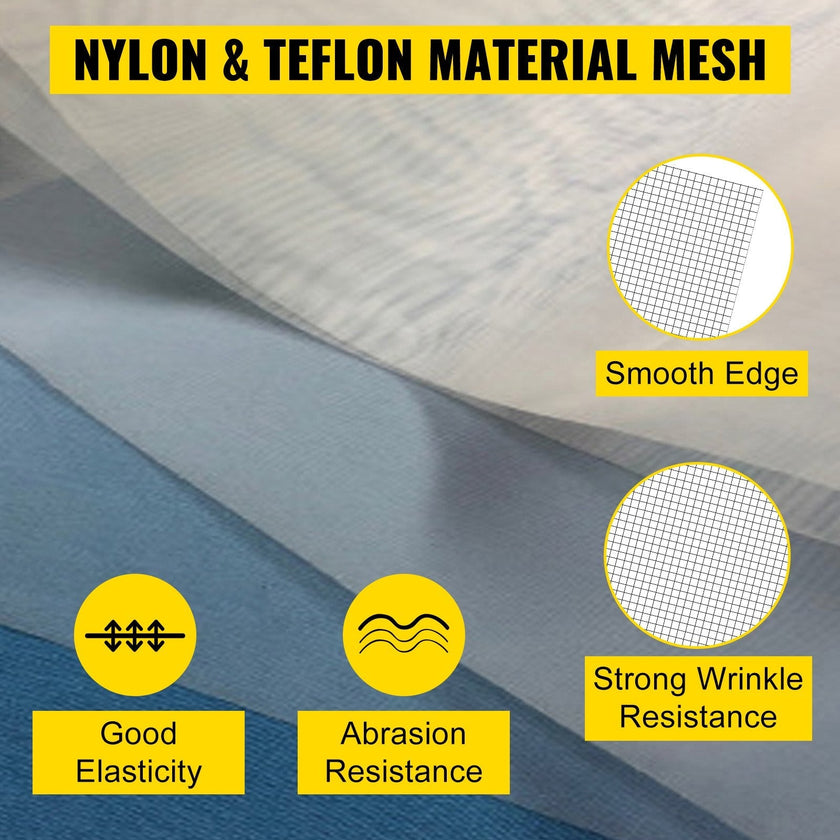 VEVOR Screen Printing Frame 6 Pieces Aluminum 10x14 Inch Silk Screen Printing Frame with White 156 Count Mesh Screen Print Screen Frame