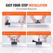 VEVOR Drywall Skimming Blade,48 inch Smoothing Knife,  Stainless Steel Blade & Aluminum Alloy Body Professional Skim Coat Tools For Drywall, Wipe/Drywall Knife, for Gyprock/WallBoard/Plasterboard