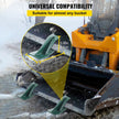 VEVOR 2pcs Tractor Bucket Protector Ski Edge Tamer Protector Snow Removal Green