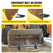 VEVOR 2pcs Tractor Bucket Protector Ski Edge Tamer Protector Snow Removal Green