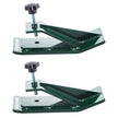 VEVOR 2pcs Tractor Bucket Protector Ski Edge Tamer Protector Snow Removal Green