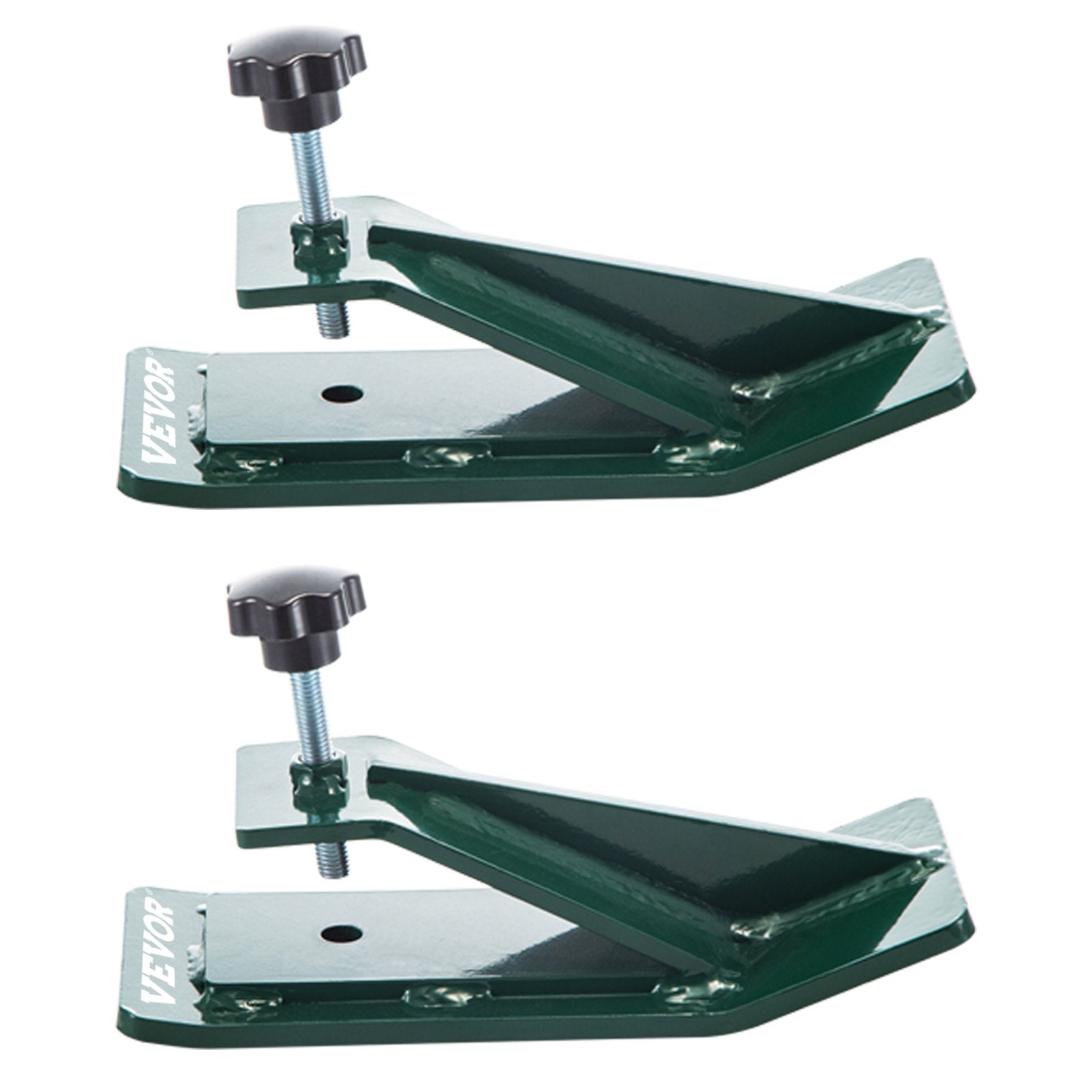 VEVOR 2pcs Tractor Bucket Protector Ski Edge Tamer Protector Snow Removal Green