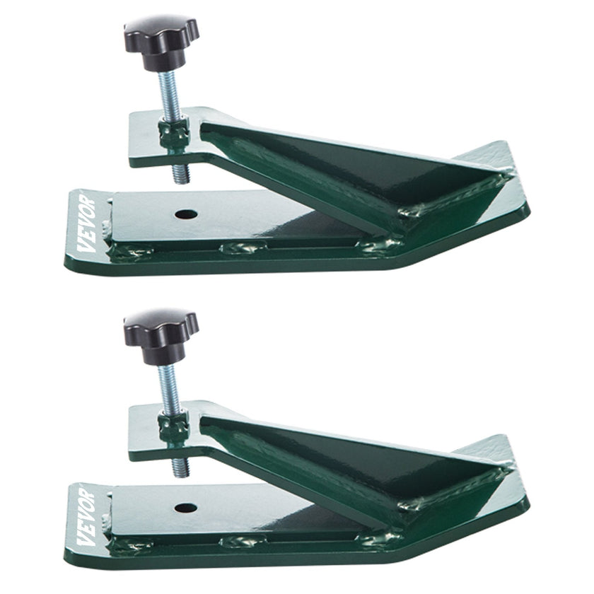 VEVOR 2pcs Tractor Bucket Protector Ski Edge Tamer Protector Snow Removal Green