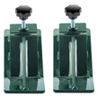 VEVOR 2pcs Tractor Bucket Protector Ski Edge Tamer Protector Snow Removal Green