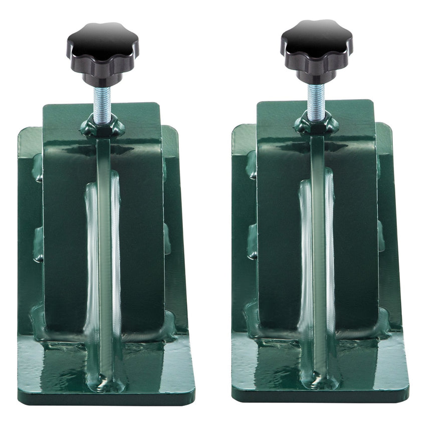 VEVOR 2pcs Tractor Bucket Protector Ski Edge Tamer Protector Snow Removal Green