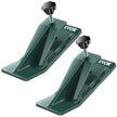 VEVOR 2pcs Tractor Bucket Protector Ski Edge Tamer Protector Snow Removal Green