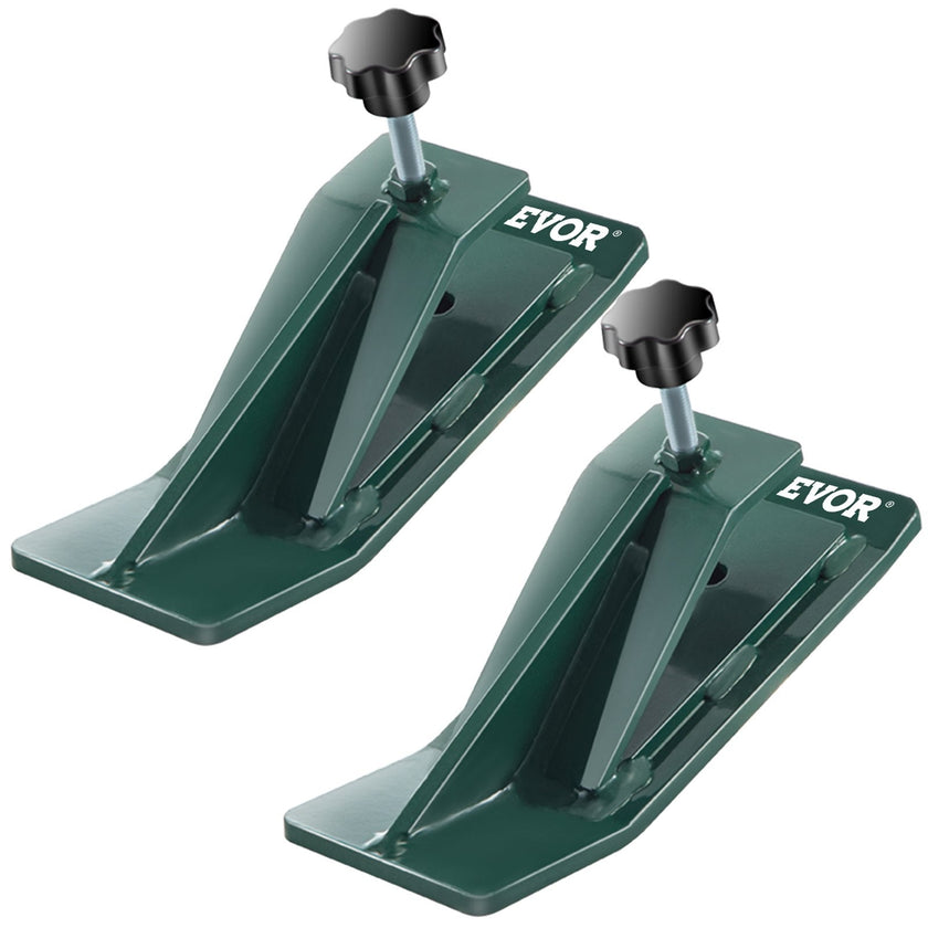 VEVOR 2pcs Tractor Bucket Protector Ski Edge Tamer Protector Snow Removal Green