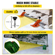 VEVOR 2pcs Tractor Bucket Protector Ski Edge Tamer Protector Snow Removal Orange