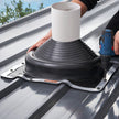 VEVOR 2 Pcs Metal Roof Pipe Flashing Boots Fit 6-3/4