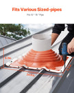 VEVOR Metal Roof Pipe Flashing Boot Fit 10