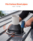 VEVOR 2 Pcs Metal Roof Pipe Flashing Boots Fit 6