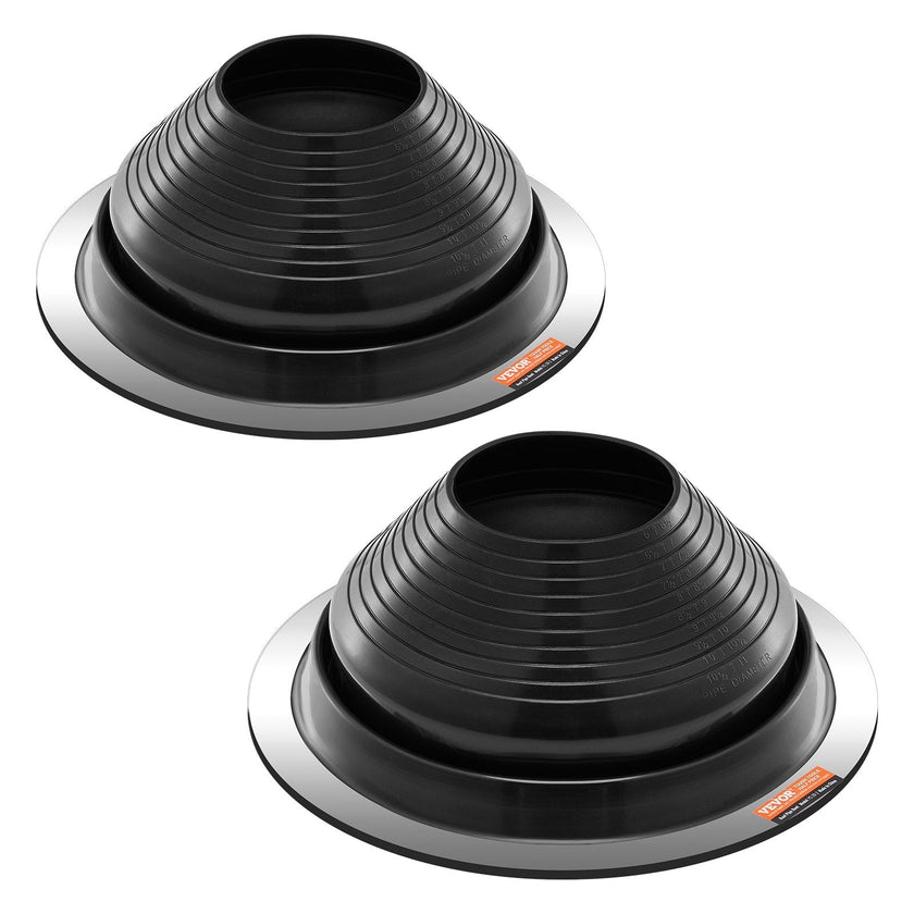 VEVOR 2 Pcs Metal Roof Pipe Flashing Boots Fit 6