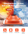 VEVOR 2 Pcs Metal Roof Pipe Flashing Boot Fit 6-1/4