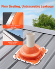VEVOR 2 Pcs Metal Roof Pipe Flashing Boot Fit 6-1/4