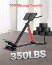 VEVOR Roman Chair Back Extension Hyperextension Bench Multi-Function Adjustable