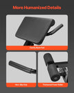 VEVOR Roman Chair Back Extension Hyperextension Bench Adjustable Foldable Gym