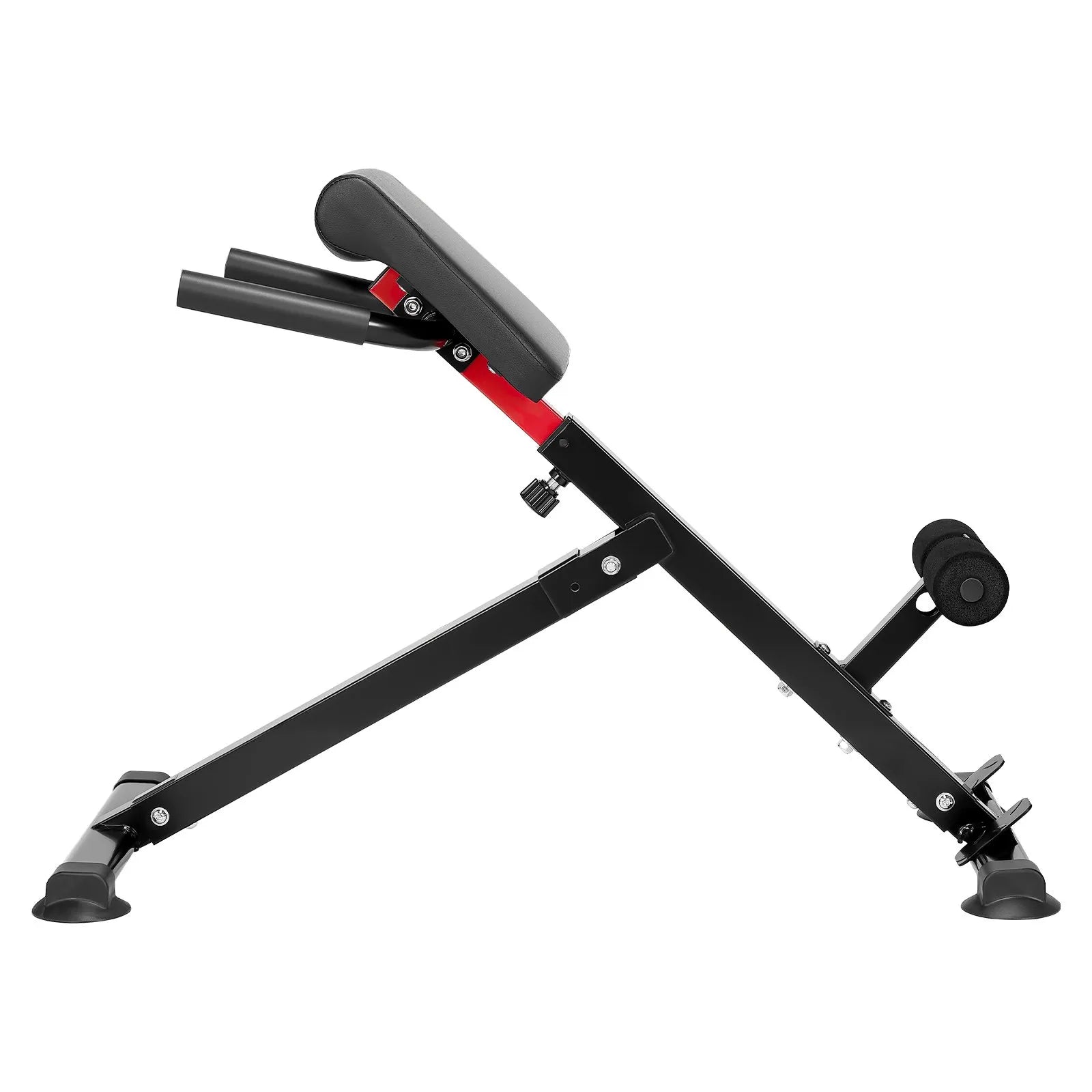 VEVOR Roman Chair Back Extension Hyperextension Bench Adjustable Foldable Gym