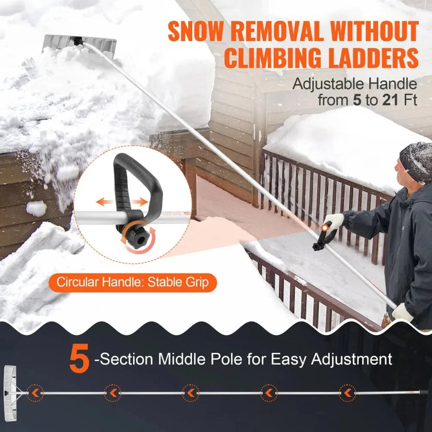 VEVOR Snow Roof Rake, 25