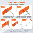 VEVOR Snow Roof Rake, 25