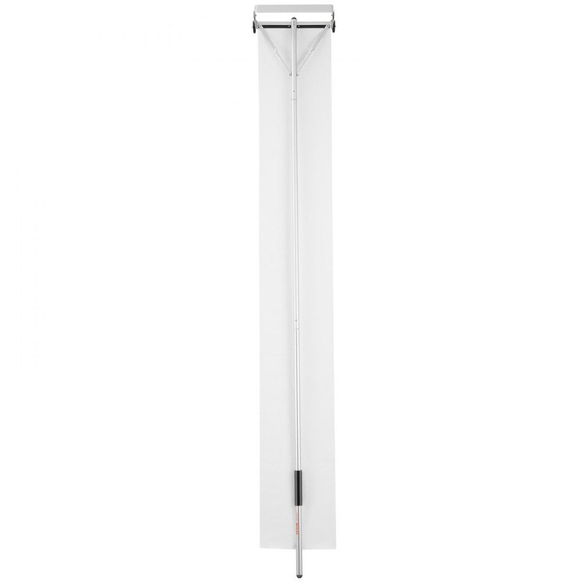 VEVOR Snow Roof Rake, 30ft Reach Aluminium Roof Shovel with Slide Cloth, Premium 19