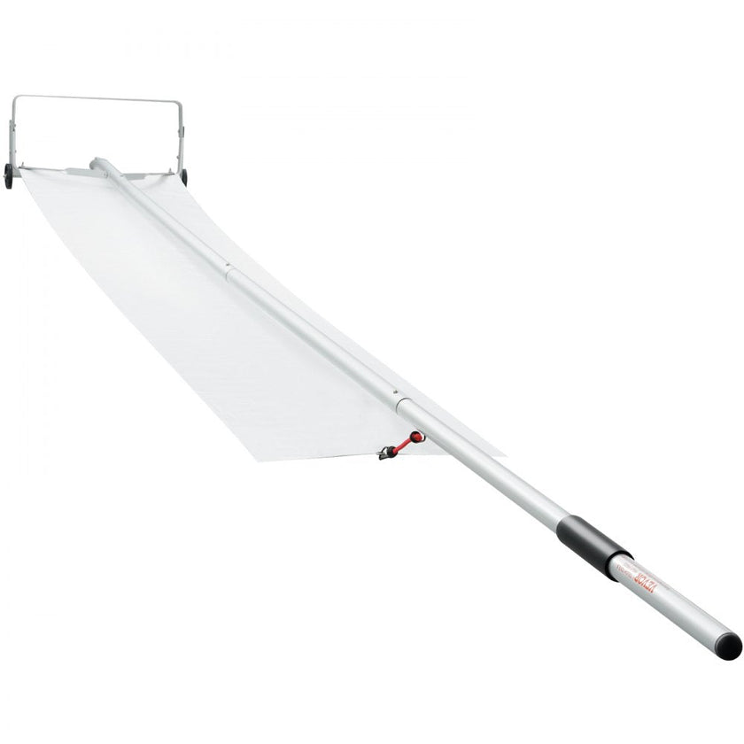VEVOR Snow Roof Rake, 30ft Reach Aluminium Roof Shovel with Slide Cloth, Premium 19