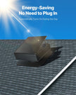 VEVOR Solar Roof Attic Exhaust Fan 35W with Smart Thermostat Brushless Motor