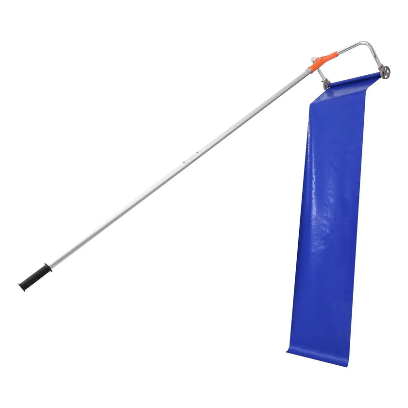 VEVOR Snow Roof Rake, 17 in Aluminum Blade, 4.1-17.2 ft Adjustable Roof Snow Scraper with Wheels & Slide, Lightweight Snows Removal Tool for House Rooftop Leaves Debris Clearing