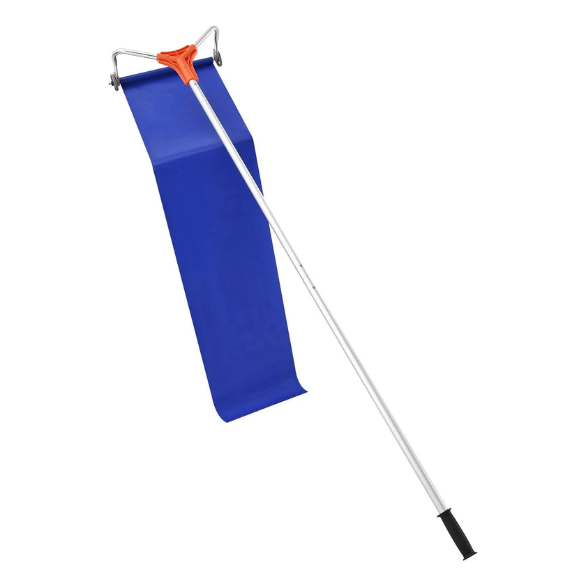 VEVOR Snow Roof Rake, 17 in Aluminum Blade, 4.1-17.2 ft Adjustable Roof Snow Scraper with Wheels & Slide, Lightweight Snows Removal Tool for House Rooftop Leaves Debris Clearing