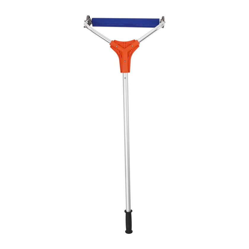 VEVOR Snow Roof Rake, 17 in Aluminum Blade, 4.1-17.2 ft Adjustable Roof Snow Scraper with Wheels & Slide, Lightweight Snows Removal Tool for House Rooftop Leaves Debris Clearing